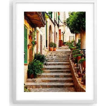 Obraz Obraz plakát v bílém rámu 40x50 Španělsko foto plakáty do obýváku