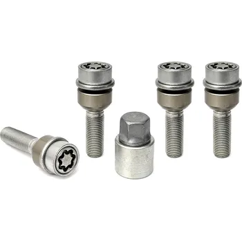 Autodoplněk Pojistné bezpečnostní šrouby M14x1,5x34 kulová R14 pohyblivá, klíč 19, SICUSTAR VN534RAR14