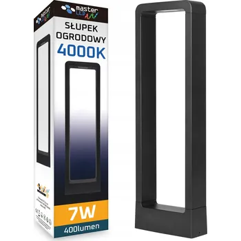 Venkovní osvětlení Osvětlovací sloupek Masterled s integrovaným LED zdrojem 50 cm černý IP54