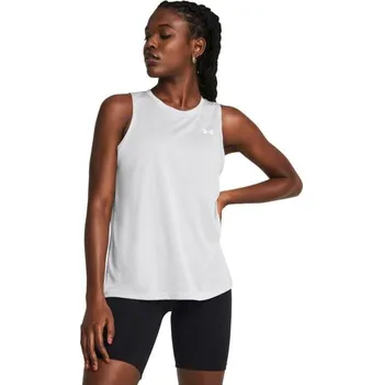 Dámské tílko Tech Tank Twist Grey - Under Armour Velikost: S, Barva: Šedá
