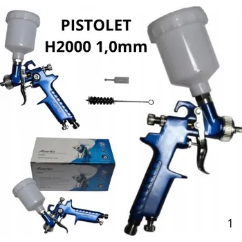 Stříkací pistole Mini lakýrnická pistole H2000P 1,0 mm HP