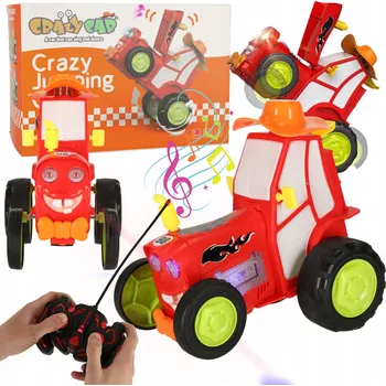 autíčko Traktor na dálkové ovládání RC Tancující Svítící Hračka Traktor AUTA