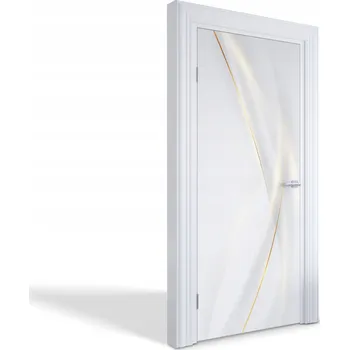 Fototapeta Samolepící dýha na dveře a nábytek s ozdobným motivem Linie 95 x 205 cm