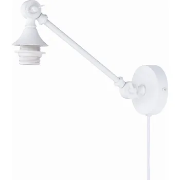 Nástěnné svítidlo Nástěnné nastavitelné svítidlo (konstrukce) kovové Rustic bílé s řetízkem E27