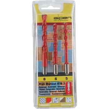 Vrták Sada vrtáků Alpen 100803100 3dílná