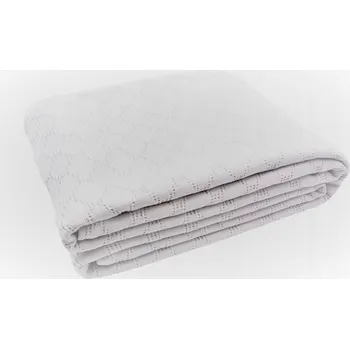 Prostěradlo Přehoz na postel 240x260 HOLLY DESIGN - BÍLÝ - 100% BAVLNA