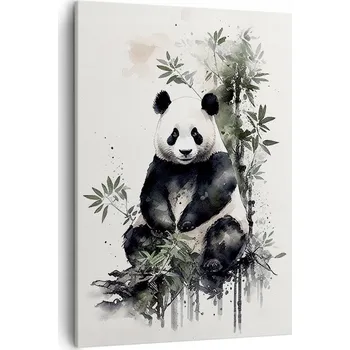 Obraz Obraz na plátně do obývacího pokoje ložnice 50x70 panda obrazy na zeď canvas