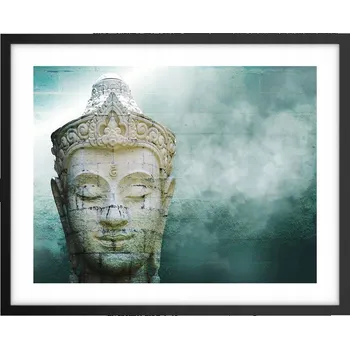 Obraz Foto obraz, plakát na zeď v černém rámu 50x40 Buddha, plakáty do obýváku