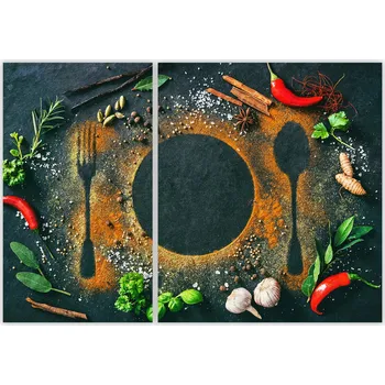 Kuchyňské prkénko Skleněná Ochranná Deska a Krájecí Prkénko | Indukce, Sporák ds-0080