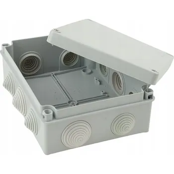 Elektroinstalační krabice INSTALAČNÍ KRABICE HERMETICKÁ NA OMÍTKU BOX 231 X 182 X 85 IP65