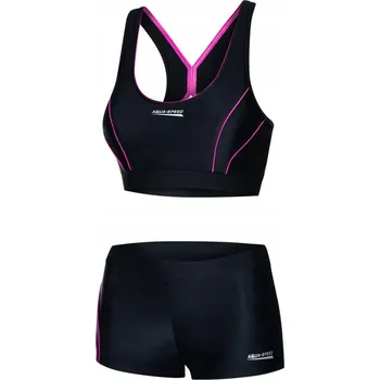 Dámské plavky Aqua Speed plavky jednodílné černé velikost 42