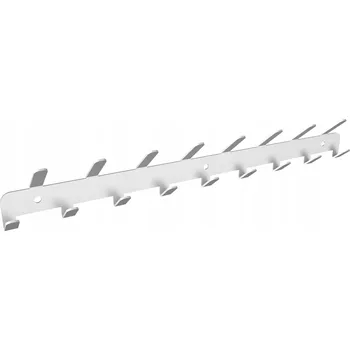 Věšák Šatní ramínko kovový MT3CH bílý