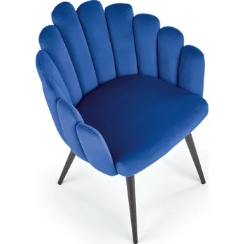 Jídelní židle Židle Halmar sametová modrá 1 ks