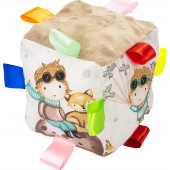 Hračka pro nejmenší SENZORICKÁ KOSTKA S ETIKETAMI HRAČKA PRO DĚTI Kerstin