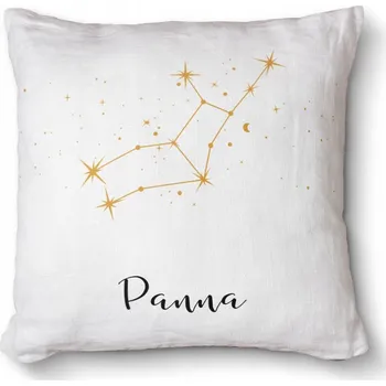 Dekorativní polštářek Pohodlný dekorativní polštář s potiskem 40x40 - Znamení zvěrokruhu Panna