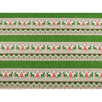 Dekorační vánoční metráž, hrubší Varianta: 2 zelená sv., Balení: 1 m