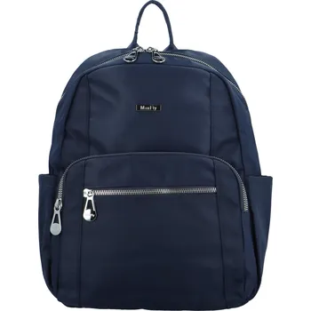 Městský batoh Trendy dámský textilní batoh MaxFly Anallis, tmavě modrý