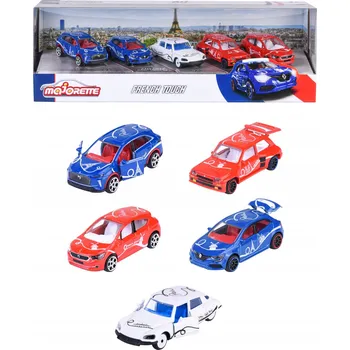 autíčko MAJORETTE FRENCH TOUCH 5-PACK 1:64 SBĚRATELSKÁ SADA NOVÝ MODEL