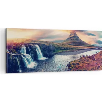 Obraz Foto obraz na plátně 100x40 krajina obývací pokoj ložnice na zeď velký