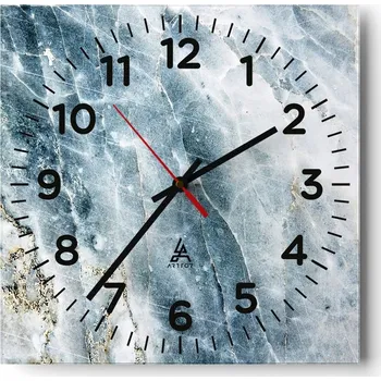 Hodiny Nástěnné hodiny do obýváku 40x40 Abstrakce Tiché hodiny Skleněné hodiny Bez hlučnosti