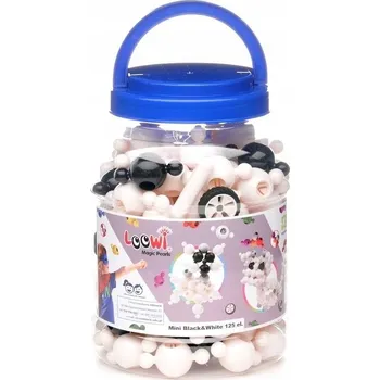 ostatní stavebnice Stavebnice Loowi - Sada Black&White 125 dílů