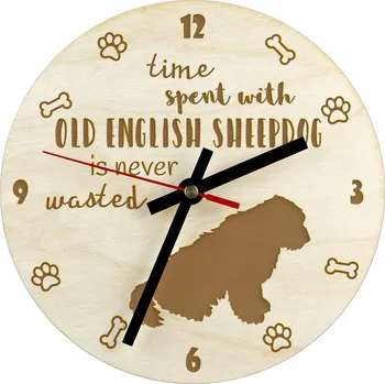 Hodiny Nástěnné hodiny Art-Dog béžové 20 cm