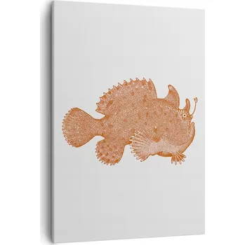 Obraz Obraz na plátně do obýváku ložnice 50x70 mořská ryba obrazy na zeď