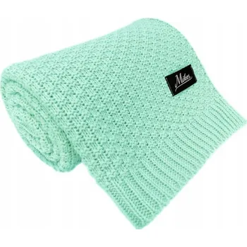 Dětská deka Mikos TEPLÁ DĚTSKÁ DEKA do kočárku, postýlky, autosedačky VELKÁ 80x100 MÁTA