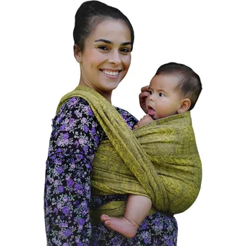 Šátek na nošení dítěte Šátek na nošení dětí tkaný Little Frog S