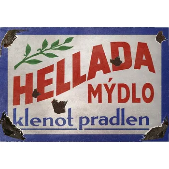 Obraz Cedule Hellada Mydlo - Klenot pradlen