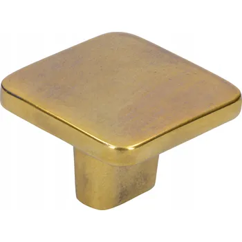 Nábytkové kování Nábytková úchytka ERICE ČTVERCOVÁ MOSAZ