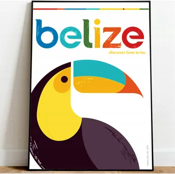 Obraz Plakát Cestovní Vintage Bez rámu 50 x 70 cm