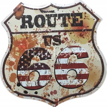 Obraz Cedule Route US 66 štít