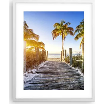 Obraz Obraz plakát v bílém rámu 40x50 krajina, plakáty do obýváku