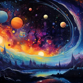 Plakát Plakát Mezihvězdná Orchestr bez rámu 100 x 100 cm