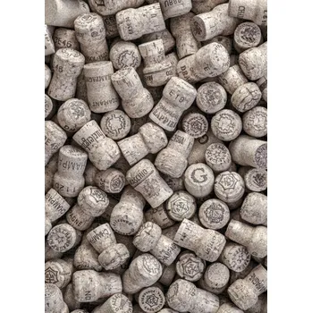 Obraz Plakát Korkové zátky od šampaňského bez rámu 50 x 70 cm