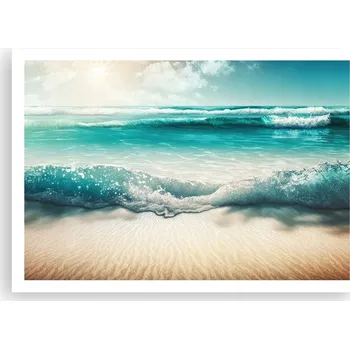 Obraz Plakát na zeď bez rámu 100x70 pláž obraz plakáty do obývacího pokoje ložnice