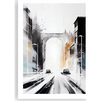 Obraz Plakát bez rámu do obýváku, ložnice 50x70 architektura moderní obraz