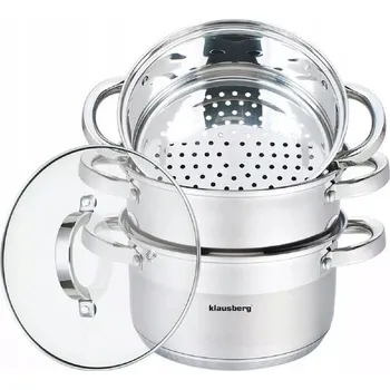 Hrnec KLAUSBERG HRNEC HRNEC 4 DÍLY 22 cm 4 L KB-7142