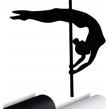 Samolepicí dekorace na vozidlo NÁLEPKA na auto POLE DANCE Tanec Tanečnice 15x15