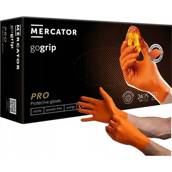 Pracovní rukavice Nitrilové na jedno použití rukavice Mercator Medical, velikost vel. M, 50 ks