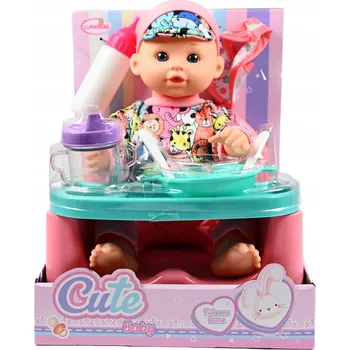 Panenka PANENKA MIMINKO MIMINKO NOVOROZENEC JAKO ŽIVÁ JÍDELNÍ ŽIDLIČKA PŘÍSLUŠENSTVÍ