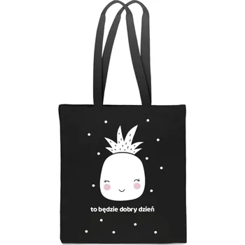 Nákupní taška Nákupní taška PoStar černá bavlna