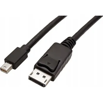 Video kabel Video kabel mini DisplayPort (M) - DisplayPort M, 2 m, černý