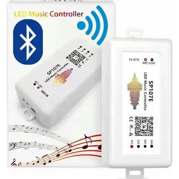 LED osvětlení Digitální HUDEBNÍ ovladač Magic pro LED pásky RGBW, kontroler WS2811 5-24V