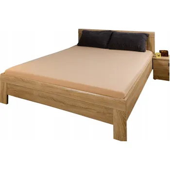 Prostěradlo Prostěradlo jersey s gumou 130x200 cm BÉŽOVÉ