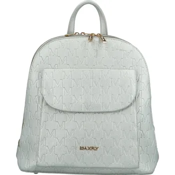 Trendy dámský koženkový kabelko-batoh MaxFly Sodiko, stříbrný