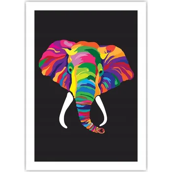 Obraz Plakát bez rámu do obývacího pokoje ložnice 50x70 zvířata moderní módní obraz