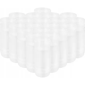 Svíčka 20cm PARAFFINOVÁ NÁPLŇ DO HŘBITOVNÍ SVÍČKA (SADA 6 Ks) CELOROČNÍ 6 Ks 200 mm