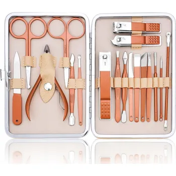 Sada na manikúru a pedikúru, nerezová ocel, profesionální pro muže